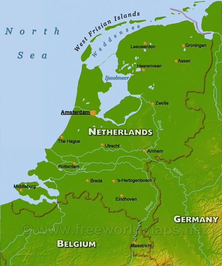 The Netherlands geography