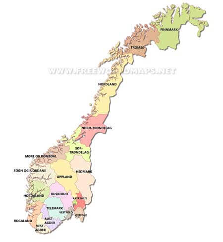 Norway counties