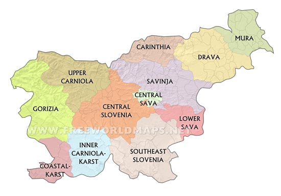 Slovenia regions