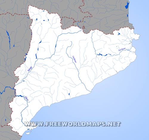 Catalonia rivers