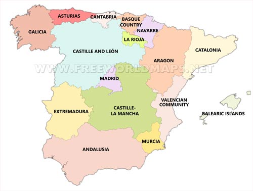 Spain regions