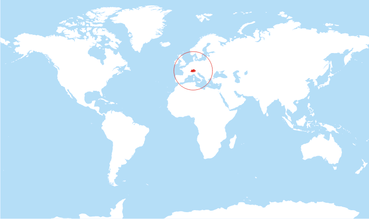 Where Is Switzerland Located On The World Map