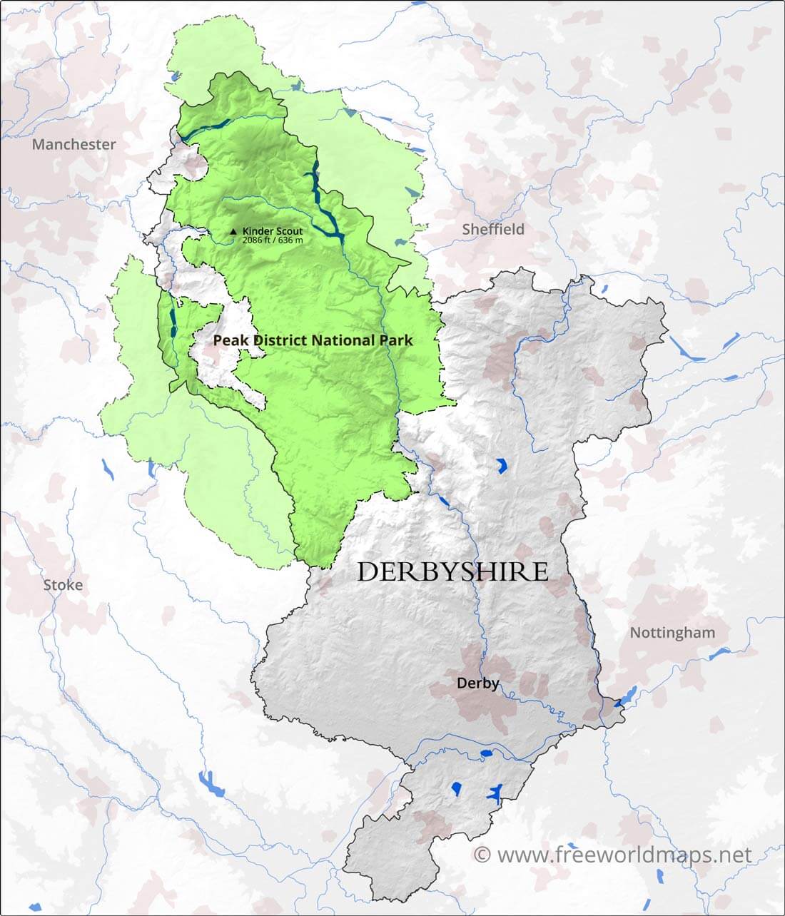Derbyshire Maps