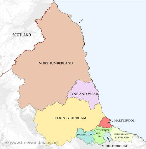 North East England counties