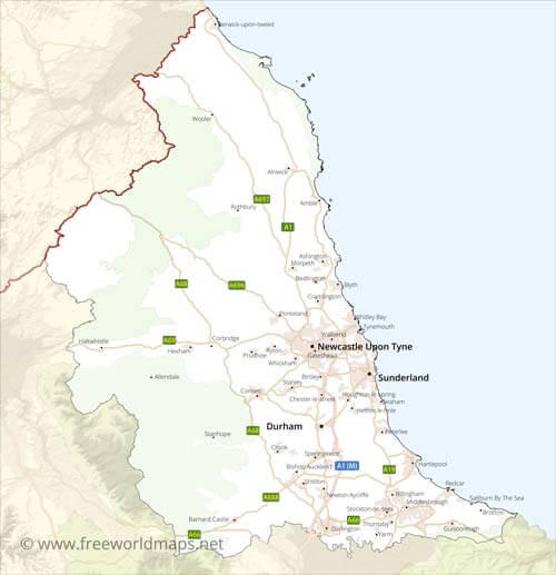 North East England highways