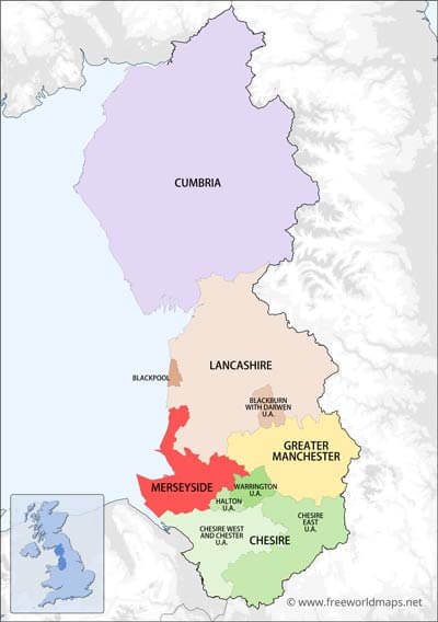 North West England counties
