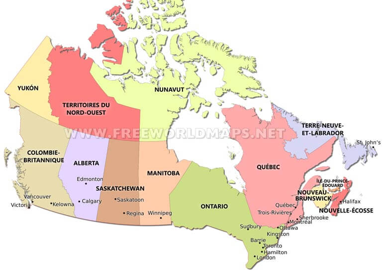 Canada carte