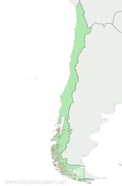 Carte Chili vierge