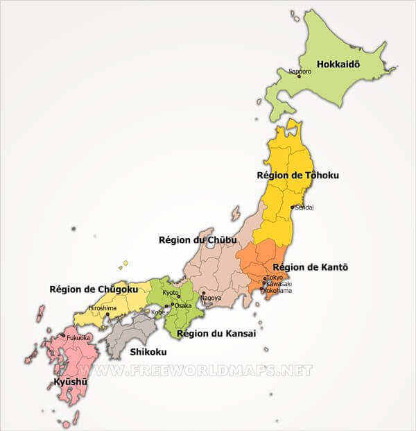Régions du Japon
