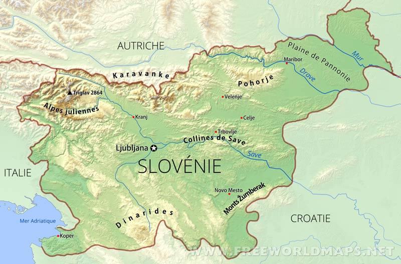 Carte Slovenie