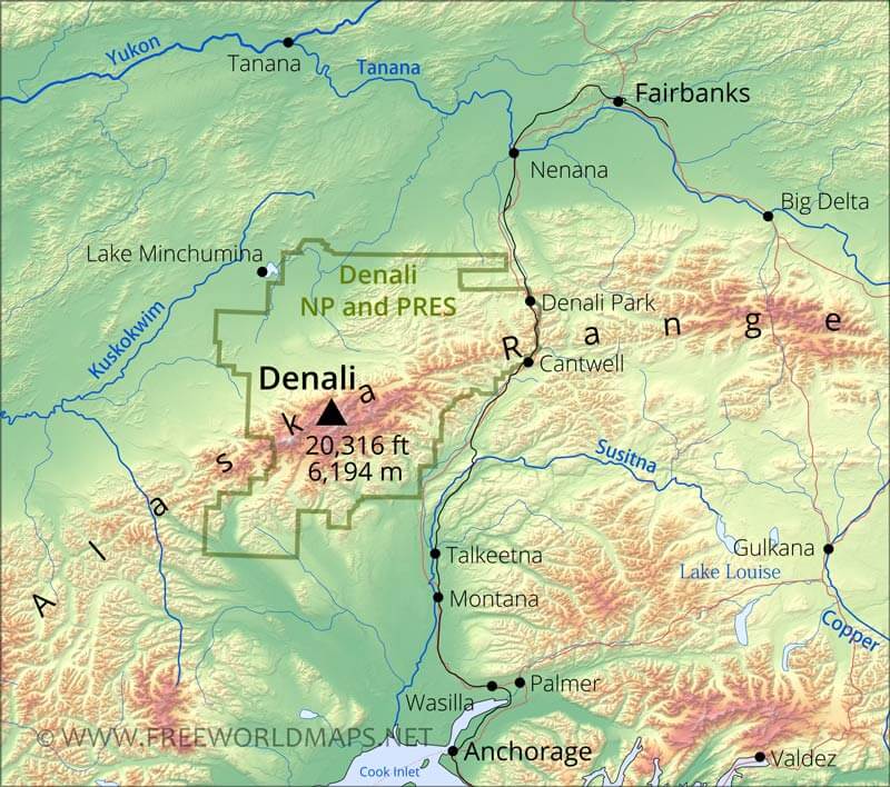 Denali map