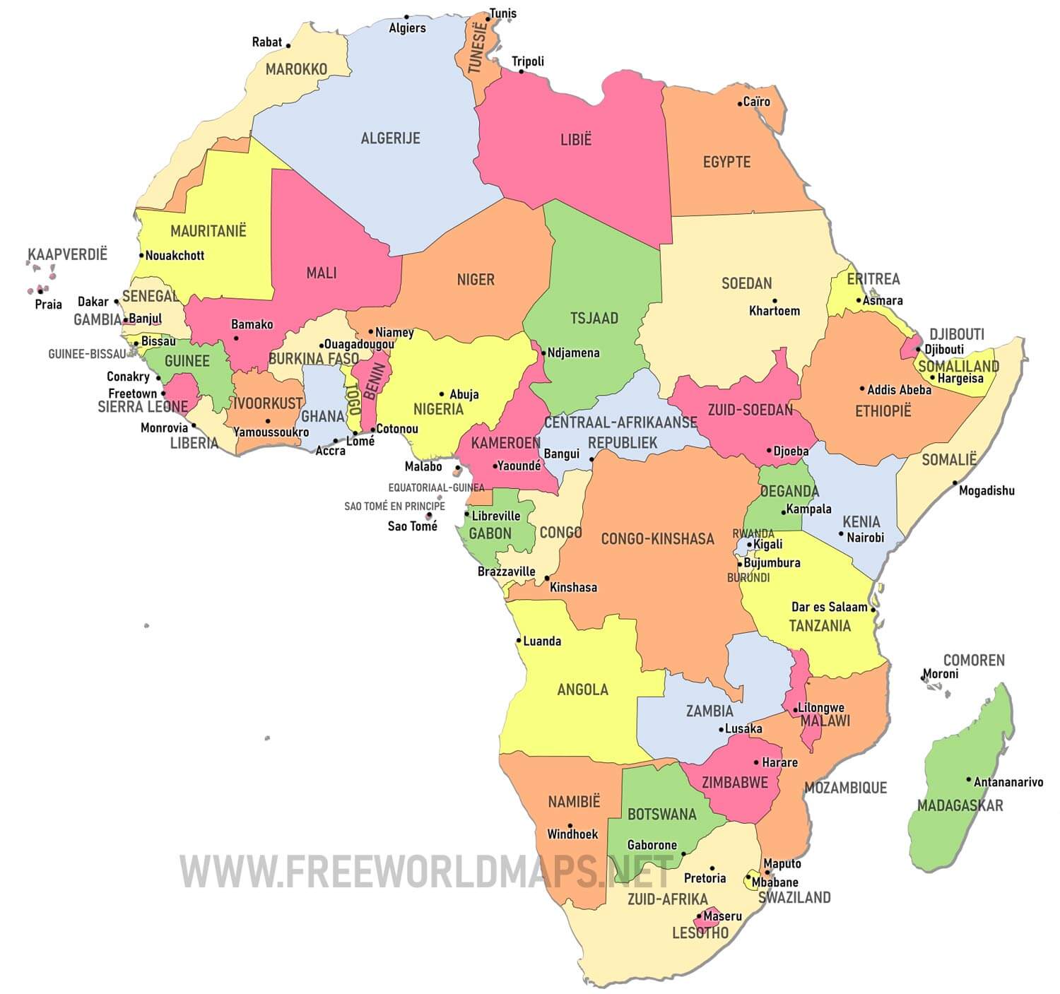 Kaarten Van Afrika