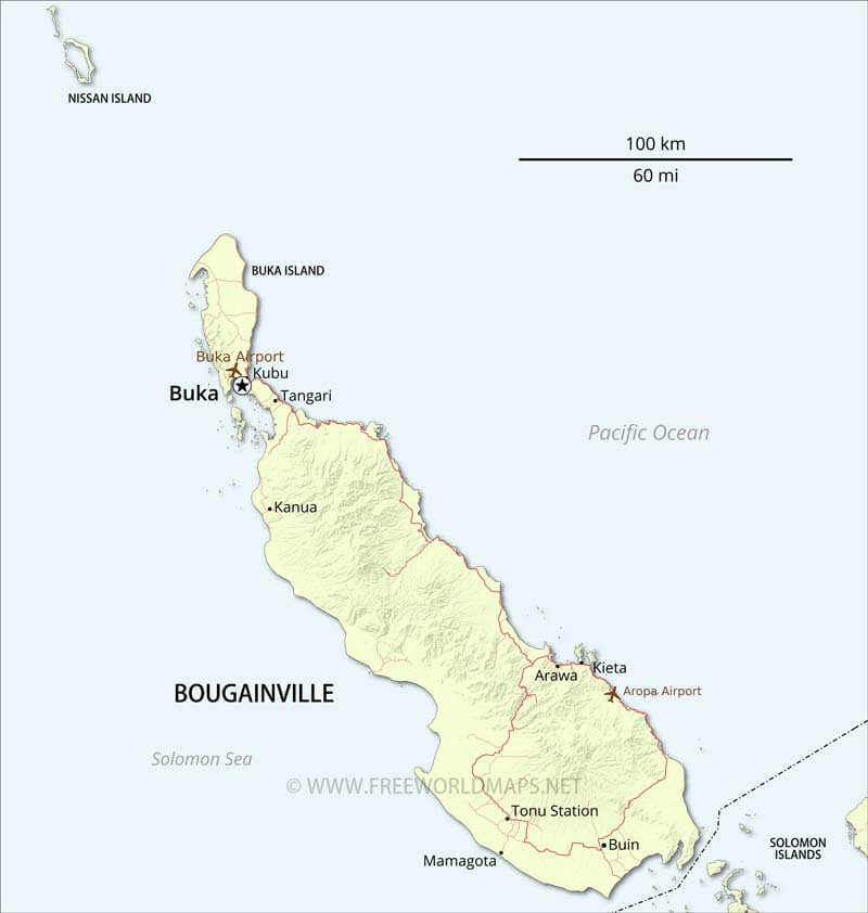 Bougainville map