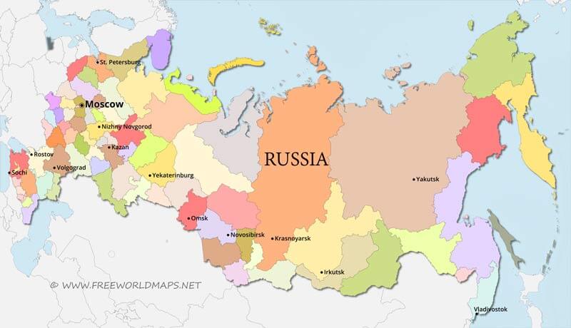 Russia map