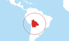 Bolivia location map
