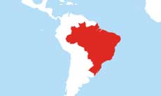 Brazil location map