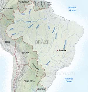 Brazil hygrography