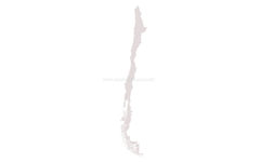Chile blank map