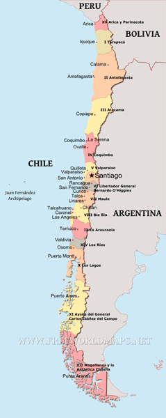 Chile Map