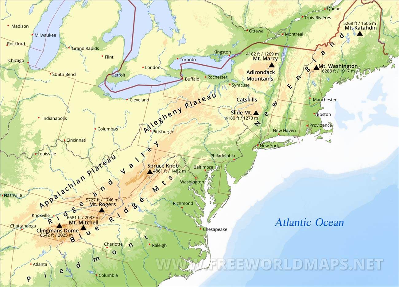 Appalachians Maps