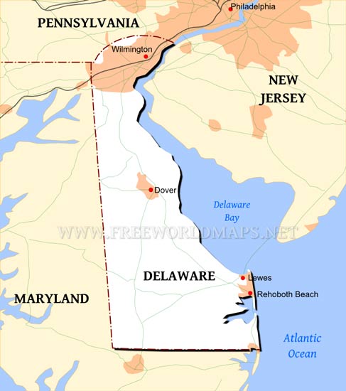 Delaware map