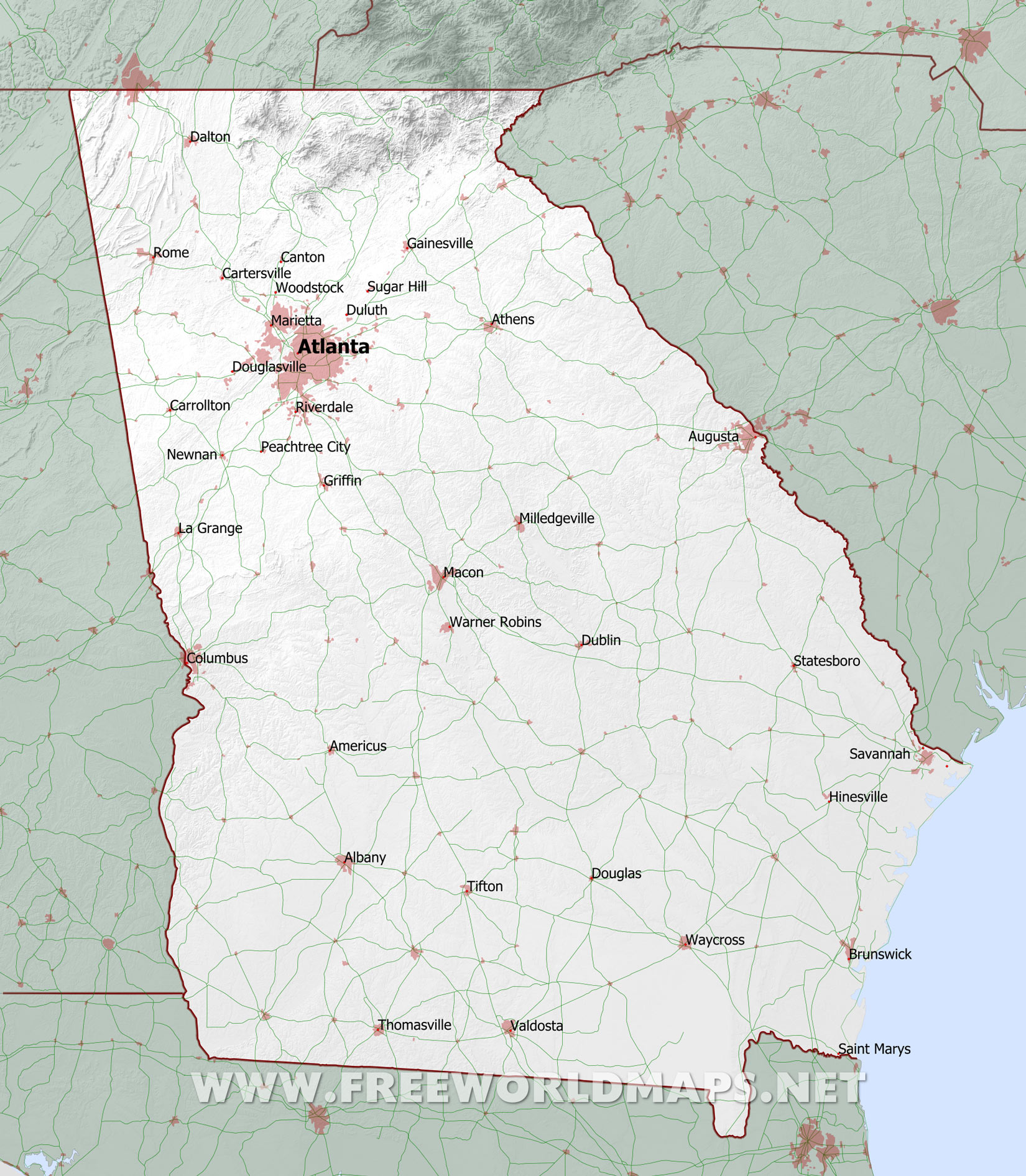 Georgia Maps
