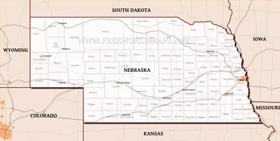 Nebraska maps Nebraska maps