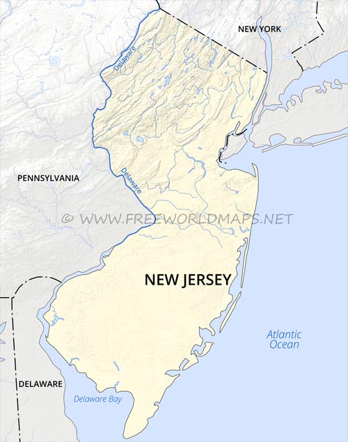 New Jersey rivers and lakes