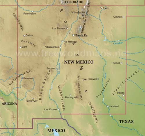 New Mexico geography