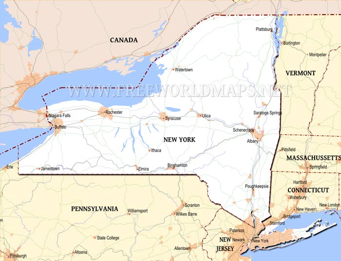 New York map