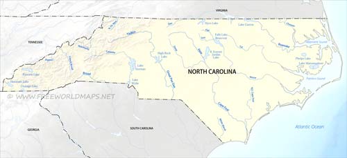 North Carolina rivers and lakes