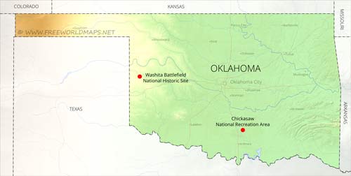 Oklahoma National Parks, National monuments