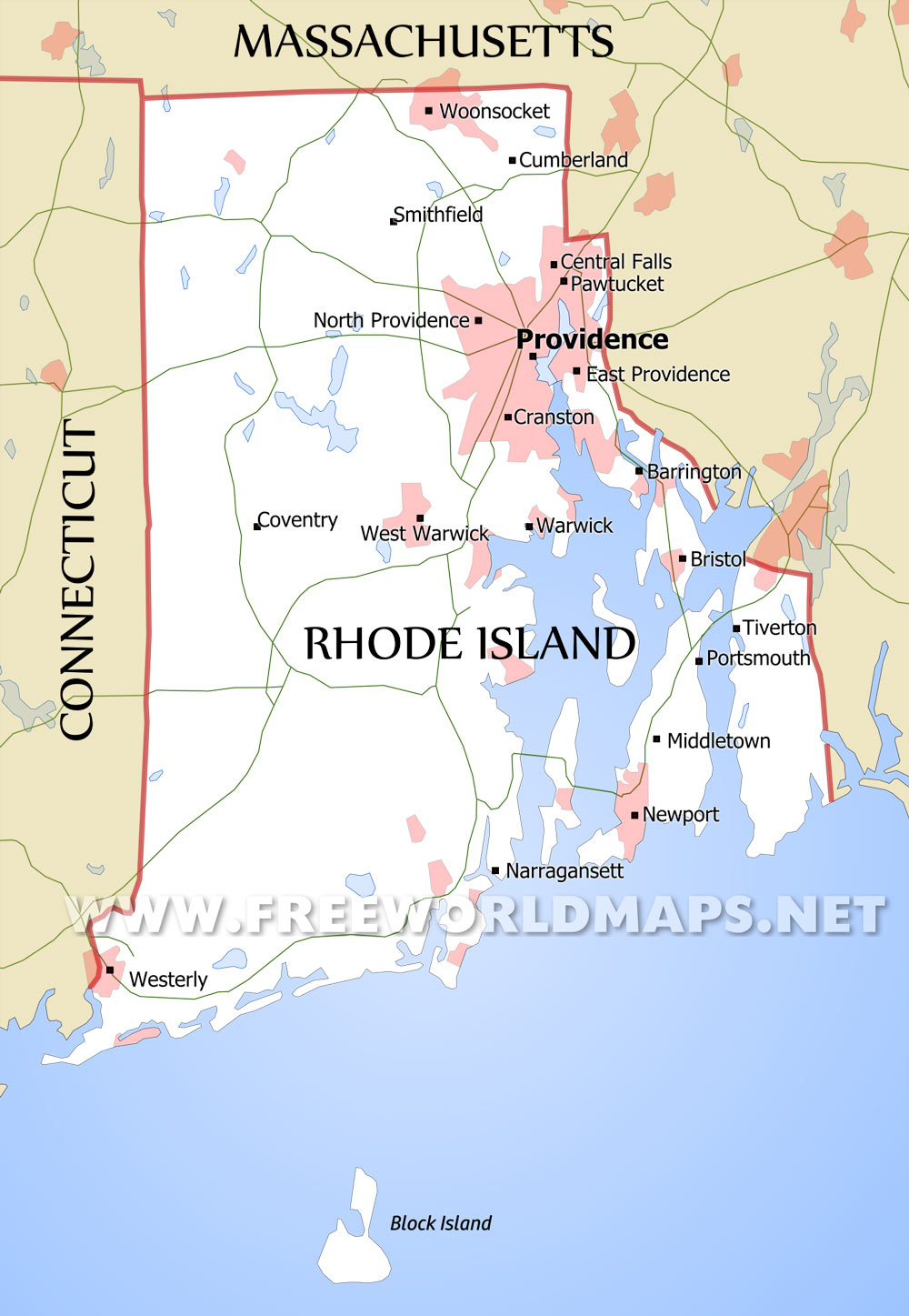 Rhode Island maps