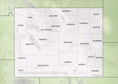 Wyoming counties