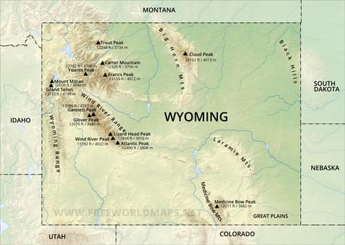 Wyoming mountains