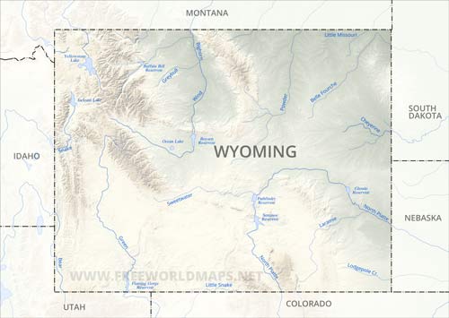 Wyoming rivers and lakes